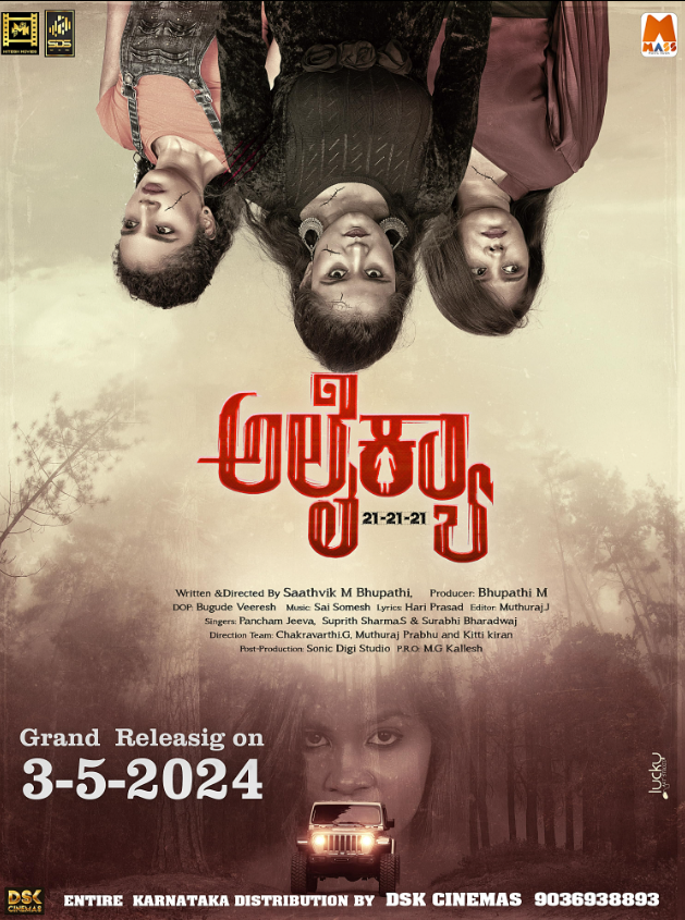 Alaikyaa Hindi Dubbed Movie Poster (2024)