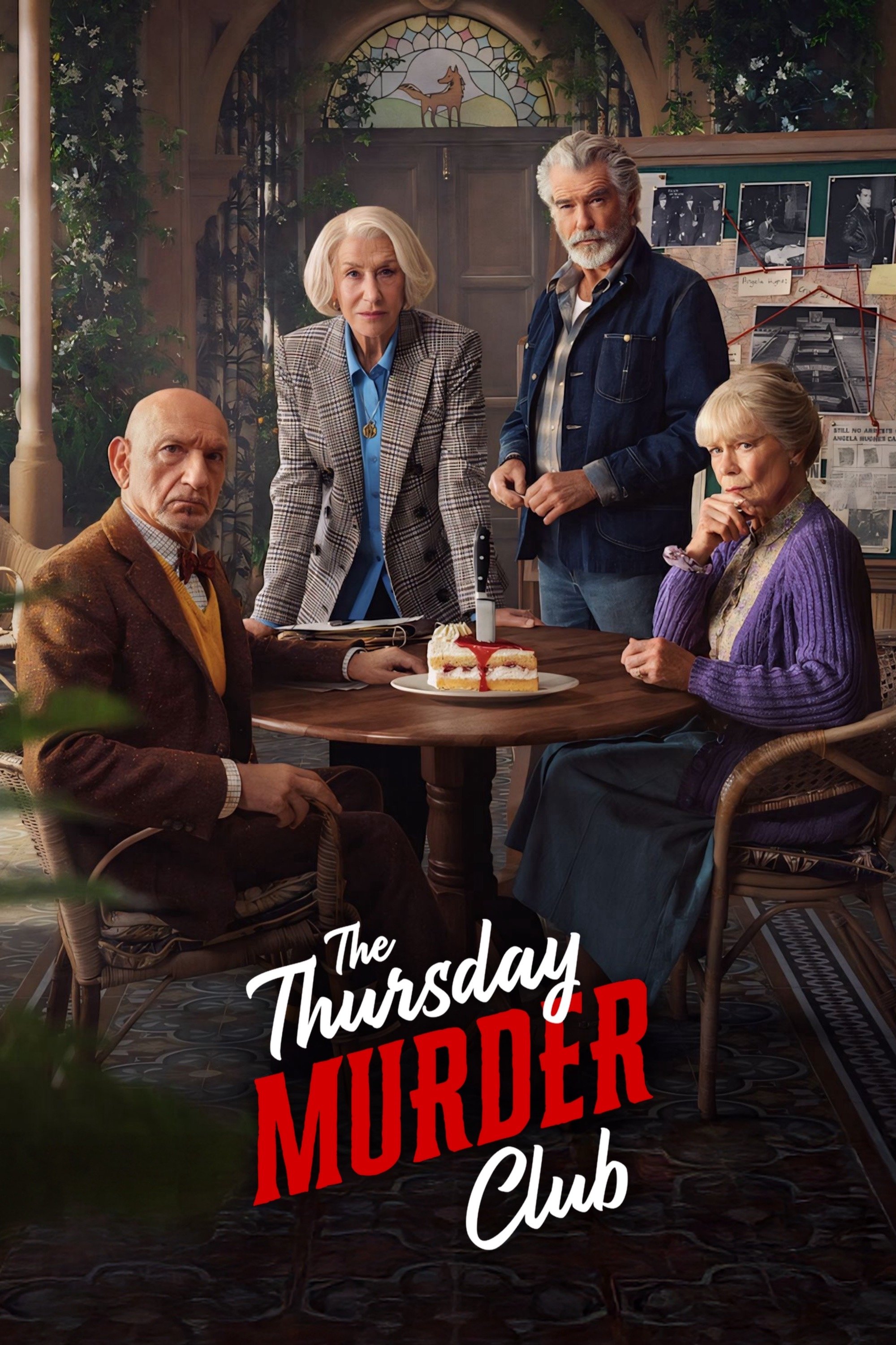 The Thursday Murder Club Hindi Dubbed Movie Poster (2025)