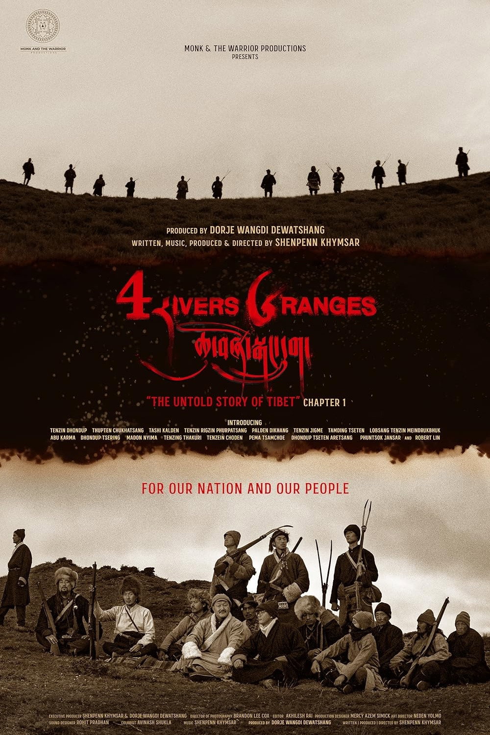 Four Rivers Six Ranges: The Untold Story of Tibet Hindi Dubbed Movie Poster (2025)