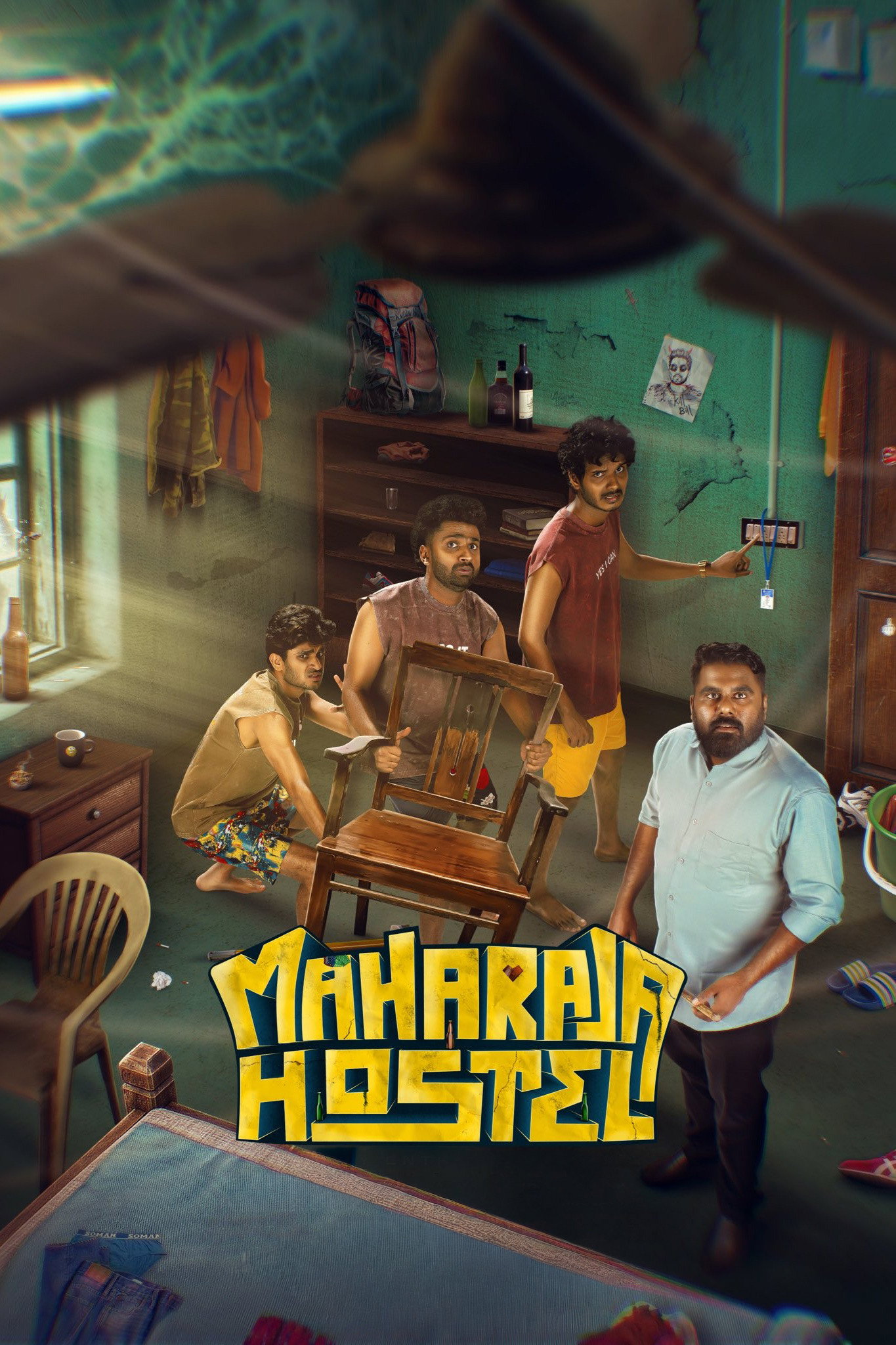 Maharaja Hostel Hindi Dubbed Movie Poster (2026)